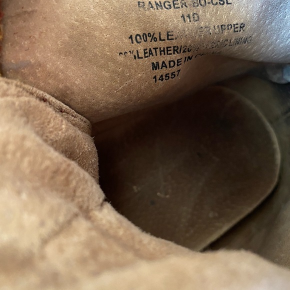 Polo Ralph Lauren Men’s Brown Leather Lace-Up Ankle Boots Size 11D Work Boot - Picture 3 of 5